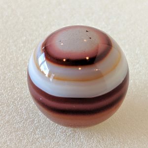 Beautifully banded bullseys carnelian agate with juicy colors of white
