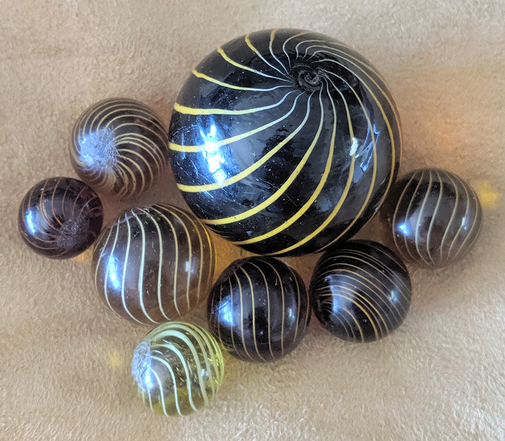 Group of Gooseberry marbles