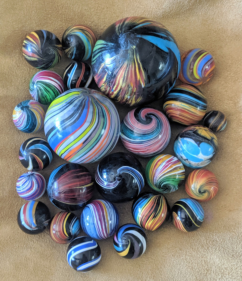 Group of Indian marbles