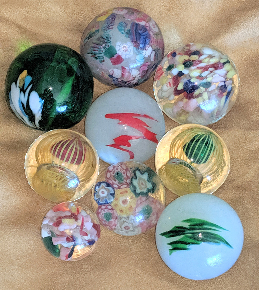 Group of Unusual marbles