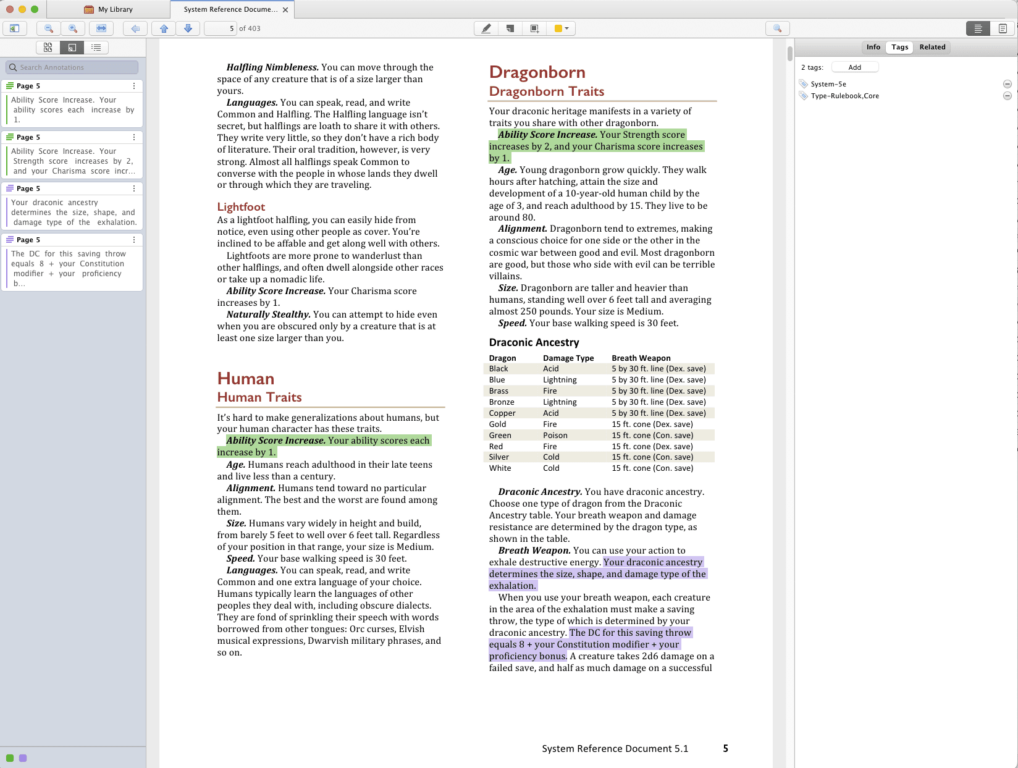 Zotero with markup on a PDF application